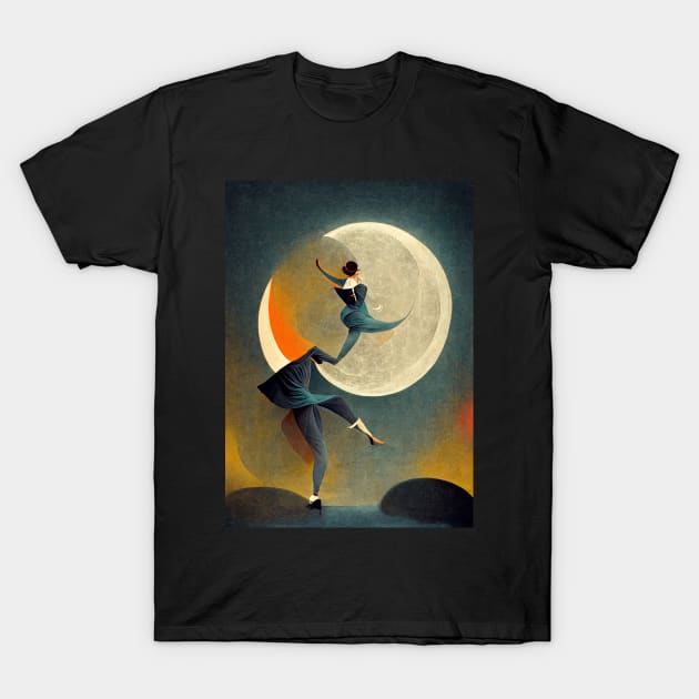 Dancing under the Moon T-Shirt by deificusArt